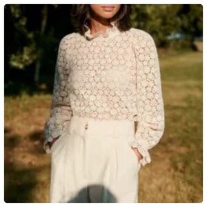 Sezane Jordyna Blouse Ecru 2/34